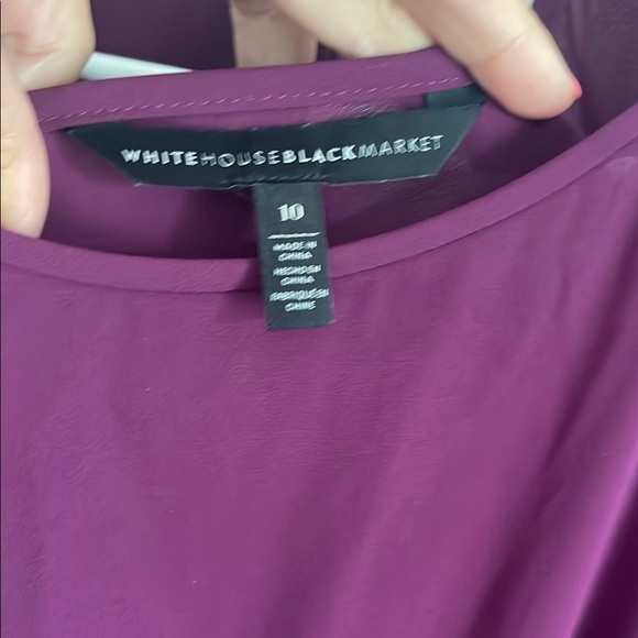 White House Black Market Plum Romper - Picture 8 of 8